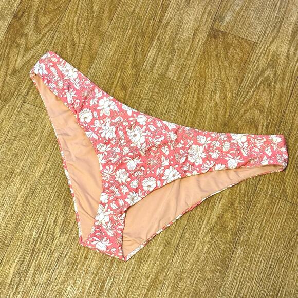 J. Crew Curved Waist Cheeky Bikini Bottom in Tossed Floral Size 3X - Picture 2 of 6
